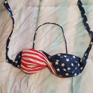 American flag bikini top